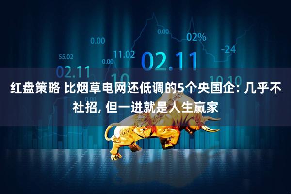 红盘策略 比烟草电网还低调的5个央国企: 几乎不社招, 但一进就是人生赢家