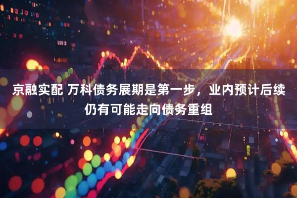 京融实配 万科债务展期是第一步，业内预计后续仍有可能走向债务重组